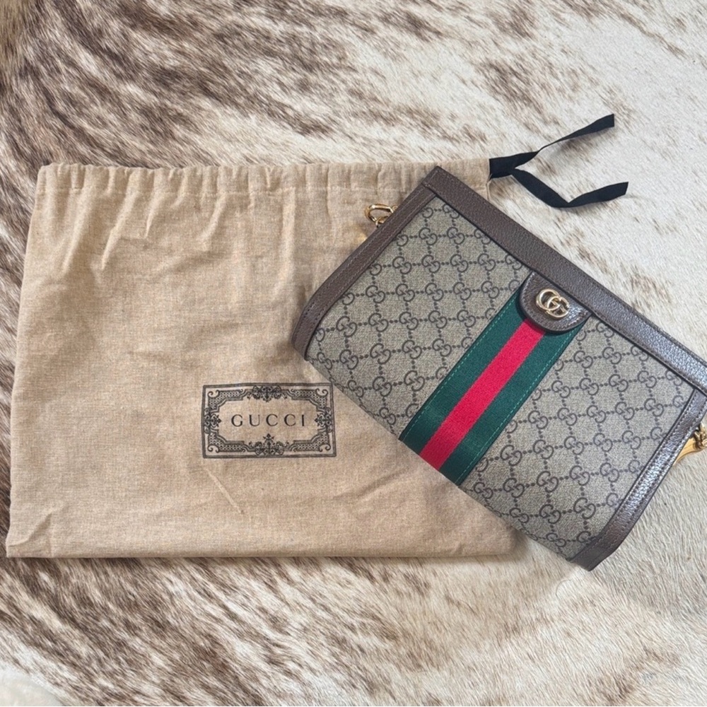 Authentic Gucci Ophedia Clutch Crossbody